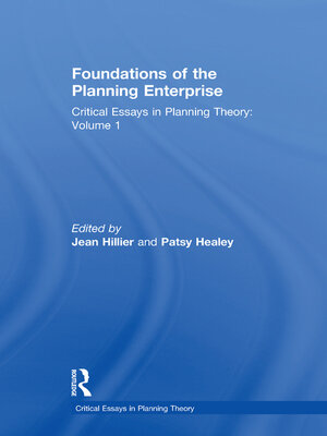 cover image of Foundations of the Planning Enterprise